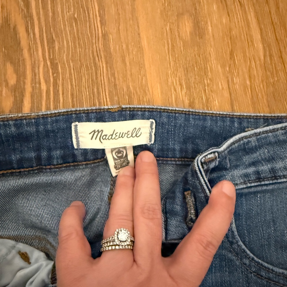 Madewell Curvy Highrise skinny crop